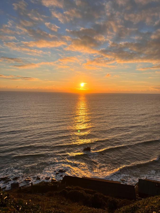 Sunset Sea View Chalet With Hot Tub Torpoint Exterior foto