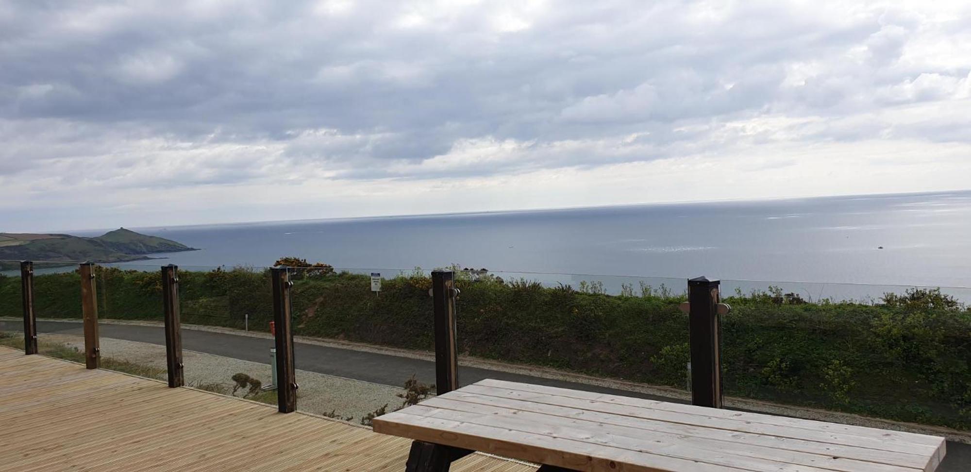 Sunset Sea View Chalet With Hot Tub Torpoint Exterior foto
